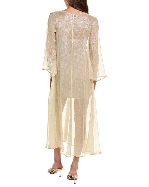Forte_forte Natural Silk-Blend Maxi Dress