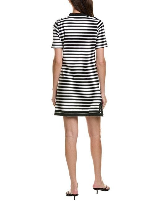 Tommy Bahama Black Amira Stripe Tunic Dress