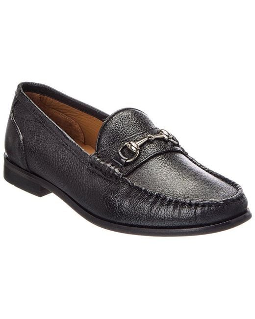 Donald J Pliner Brown Nickolas Leather Loafer for men