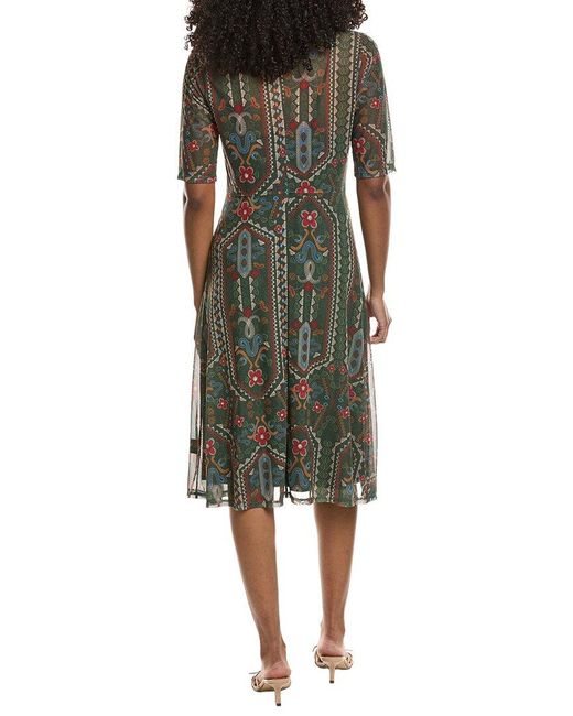 Johnny Was Green Sayler Dress