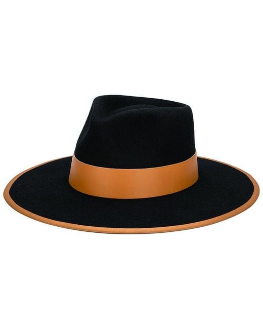 San Diego Hat Black The Line Wool Fedora