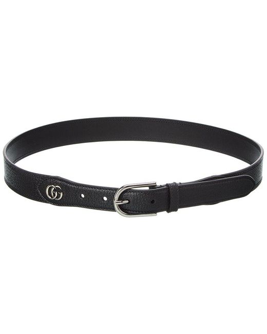 Gucci Black Leather Belt for men
