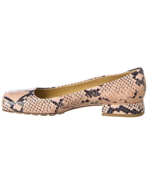 Bottega Veneta Black Tower Python Pump