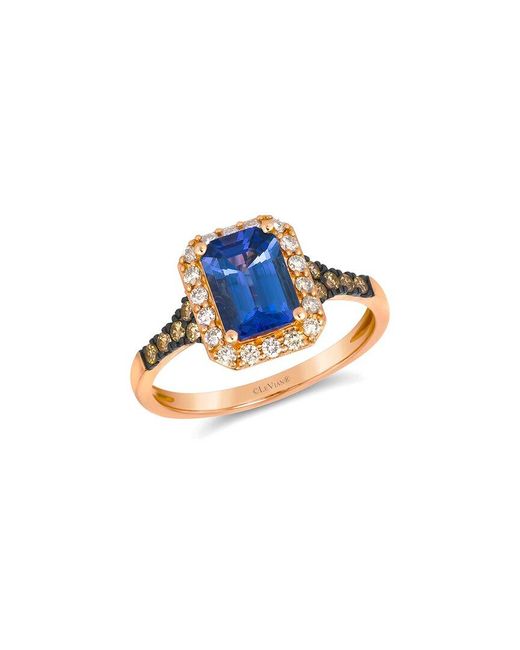 Le Vian Blue Tranquility 14K Rose 1.56 Ct. Tw. Diamond & Tanzanite Ring