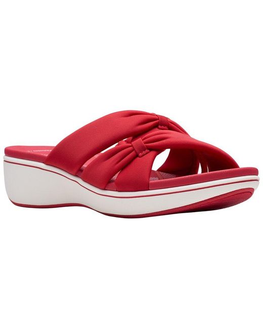 Clarks Red Breezerae Ava Sandal