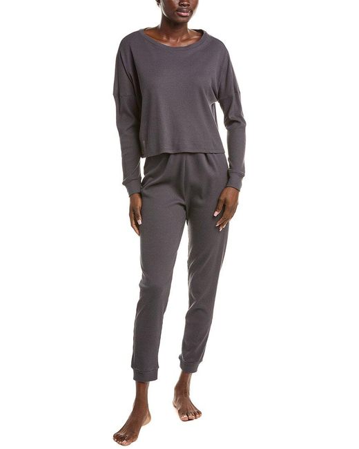 Honeydew Intimates Women's Gray 2pc Coffee Date Lounge Set