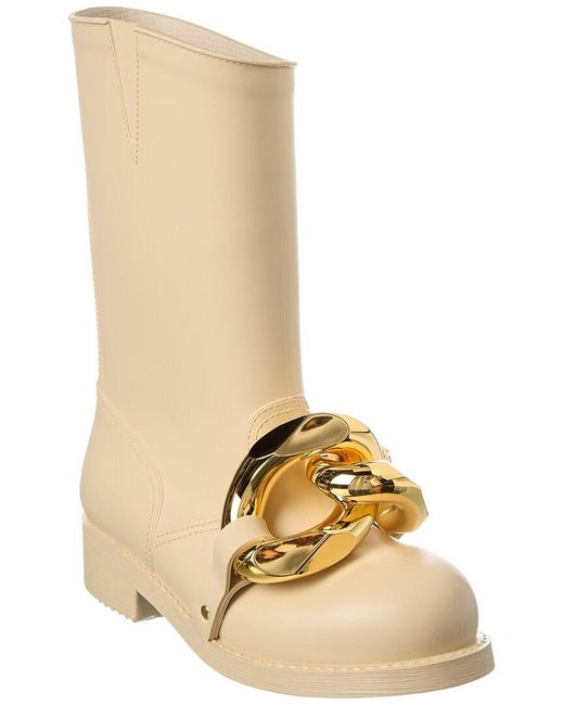 J.W. Anderson Metallic Chain Rubber Boot