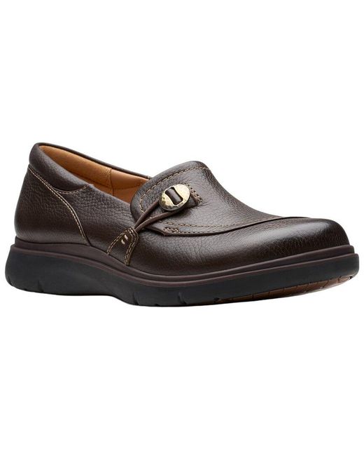 Clarks Brown Certina Ease Leather Loafer