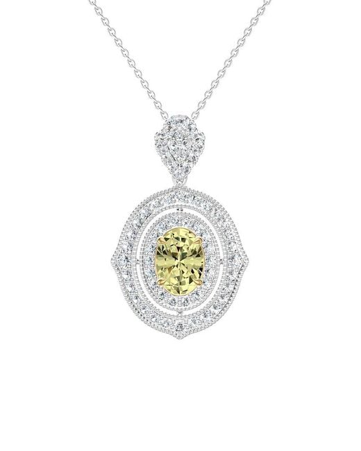 Lab Grown Diamonds White 14K 1.75 Ct. Tw. Lab-Grown Diamond Pendant
