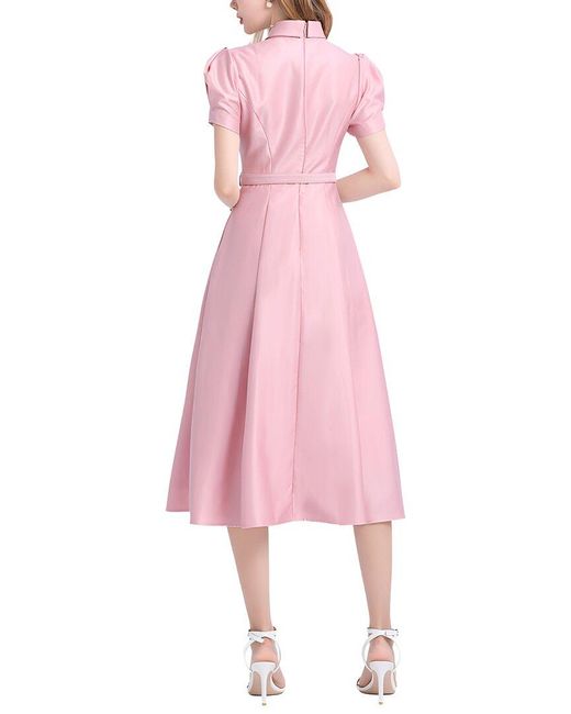 DZA Pink Midi Dress