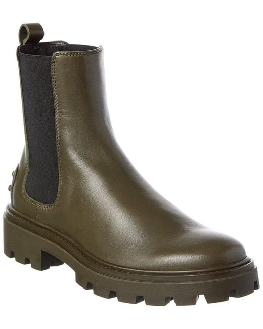 Tod's Brown Leather Boot