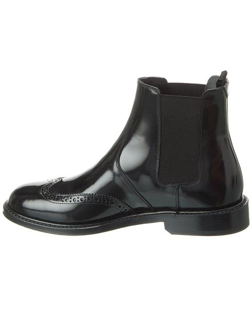 Saint Laurent Black Army 20 Leather Chelsea Boot