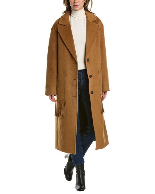 Apparis Brown Eleanor Coat