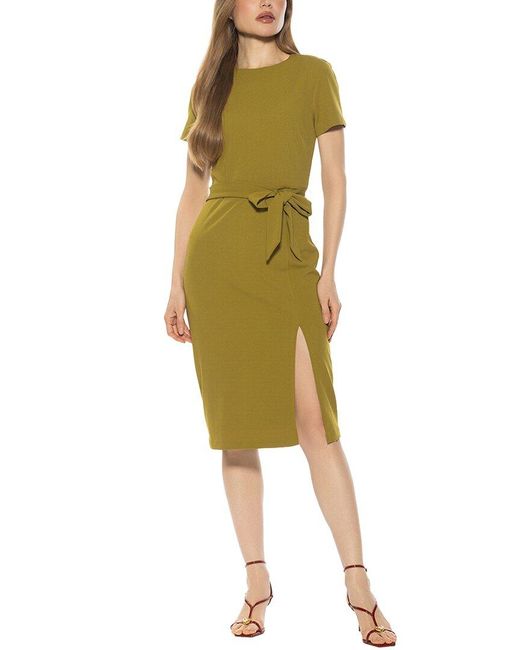 Alexia Admor Green Zyra Sheath Dress