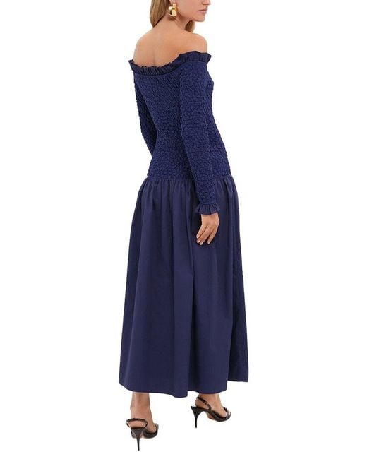 Hyacinth House Blue Angola Maxi Dress