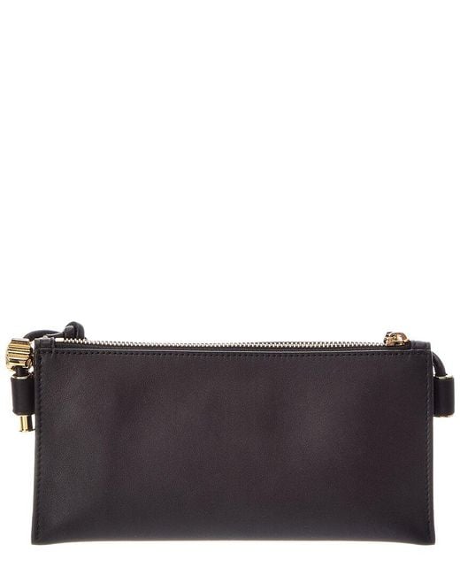 Loewe Gray Joya Leather Shoulder Bag