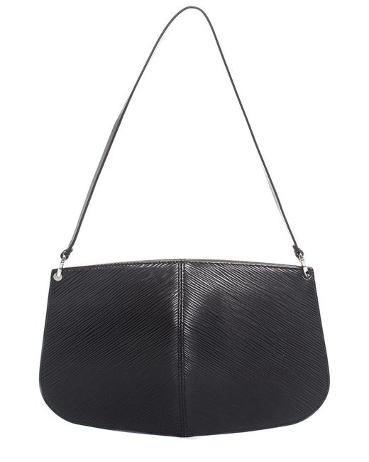 Louis Vuitton Black Epi Leather Demi Lune Pochette Clutch | Lyst