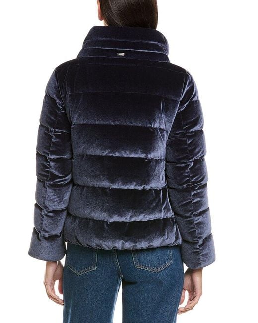 Herno Blue Puffer Down Coat