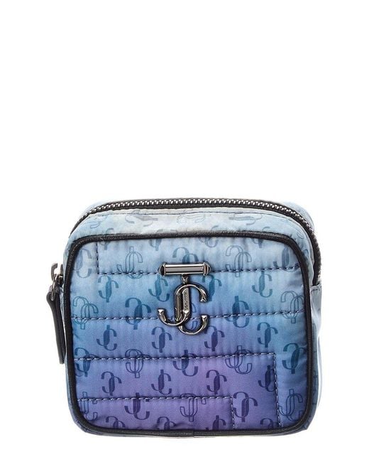 Jimmy Choo Blue Nylon Wrist Bag