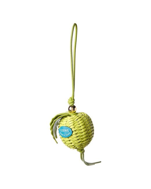Loewe Metallic Apple Leather Charm