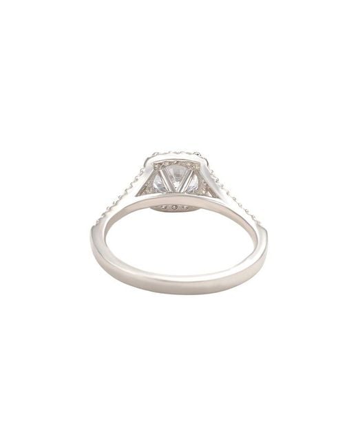 Suzy Levian CZ Jewelry White Suzy Levian Cz Halo Ring
