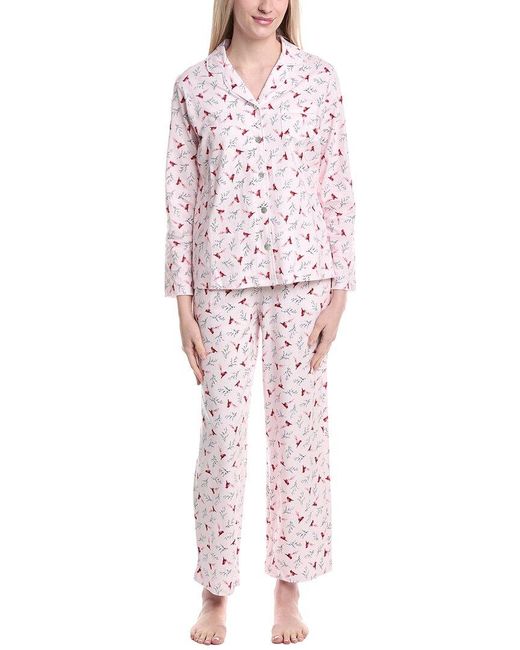 Carole Hochman Pink 2Pc Pajama Set