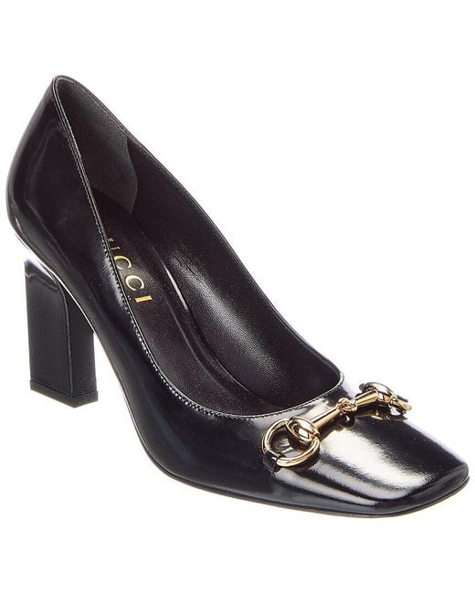 Gucci Black Signora Leather Pump