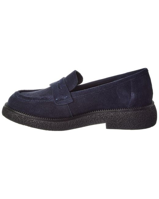 The Flexx Blue Adenike Suede Loafer