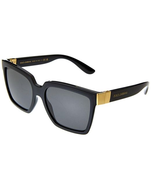 Dolce & Gabbana Black Unisex Dg6165 56mm Sunglasses