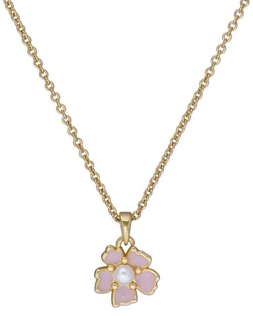 Ted Baker Metallic Petiies Painted Petals Pendant