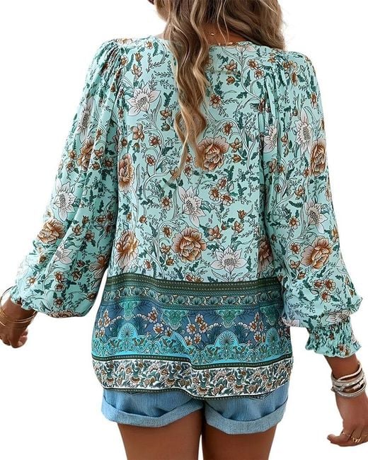 Lily Kim Green Blouse