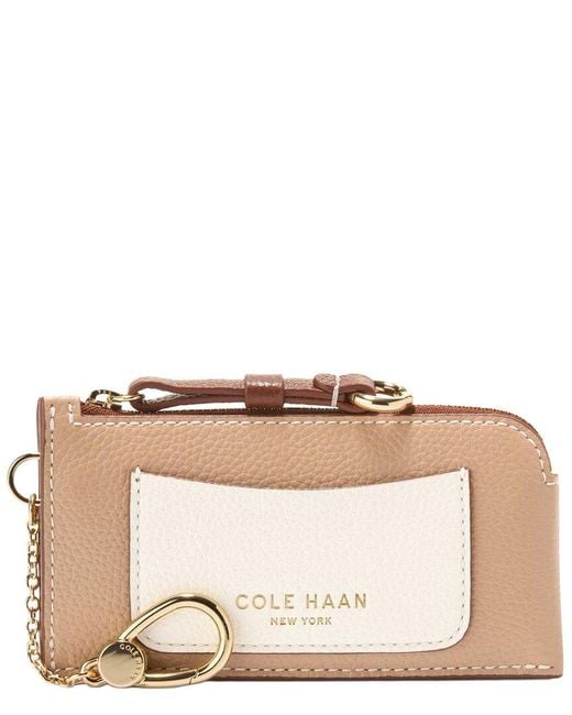 Cole Haan Natural Essential Leather Card Case