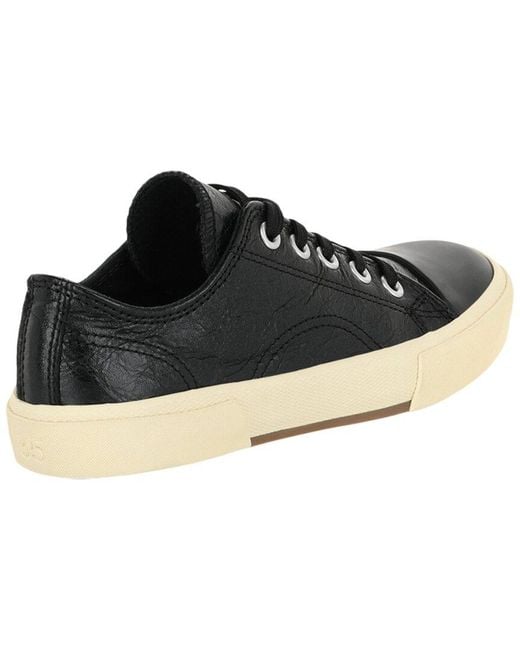 Balenciaga Black Paris Leather Sneaker