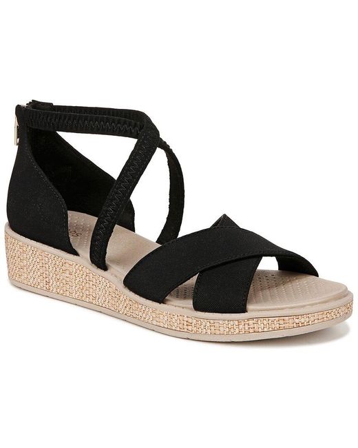 Bzees Black Bali Sand Strappy Sandal
