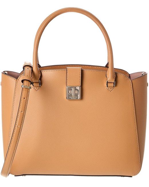 Kate Spade Brown Phoebe Medium Leather Satchel