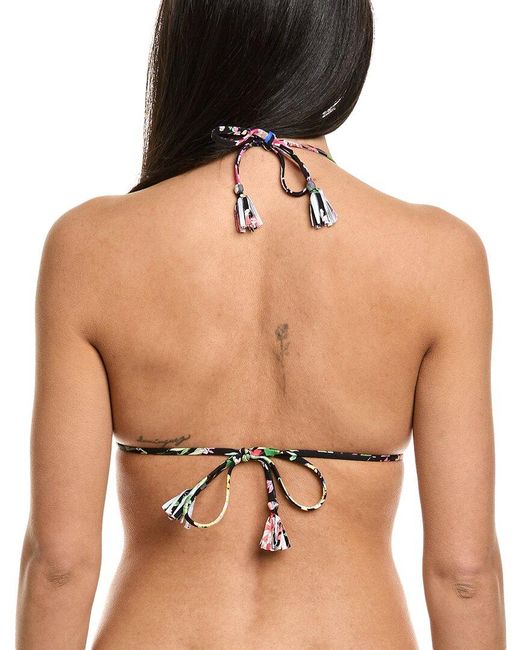 Johnny Was Blue String Bikini Top