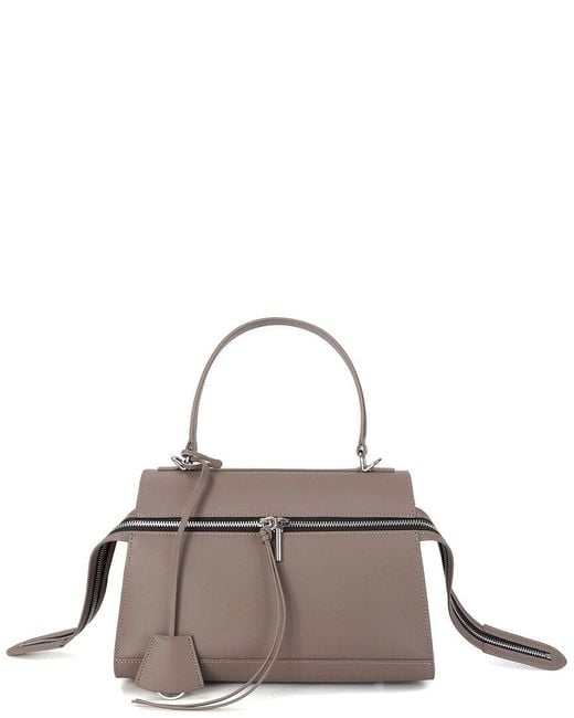 Tiffany & Fred Paris Multicolor Elegant Leather Top-Handle Satchel