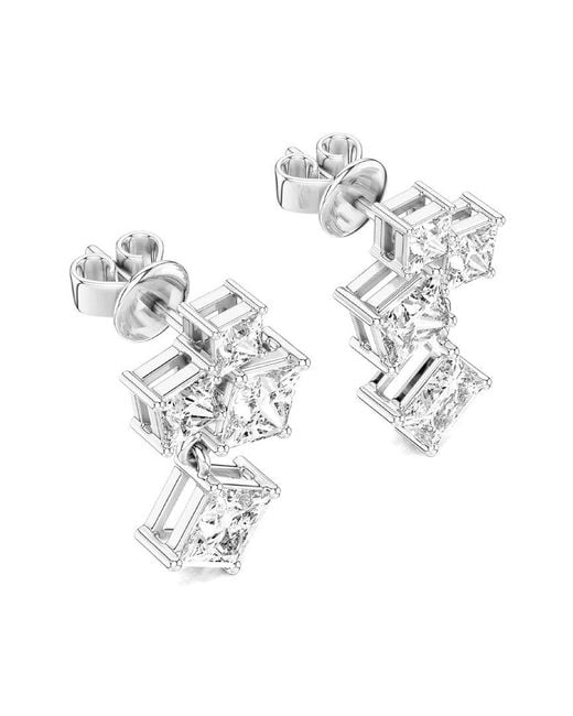 Amairah White 14K 3.00 Ct. Tw. Lab-Grown Diamond Dangle Earrings