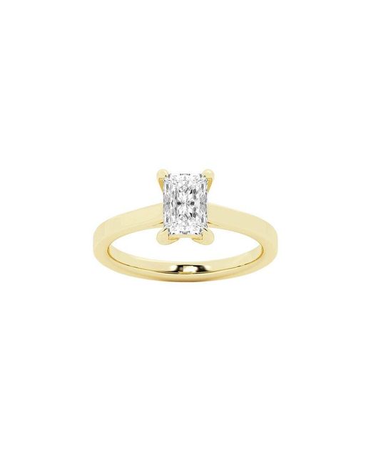 Lab Grown Diamonds Metallic 14K 0.50 Ct. Tw. Lab-Grown Diamond Solitaire Engagement Ring