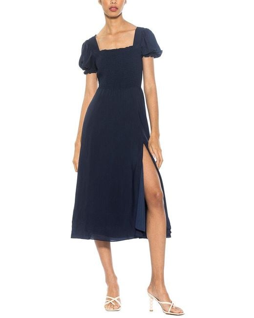 Alexia Admor Iris Fit And Flare Dress in Blue | Lyst Alexia Admor Iris Fit And Flare Dress in Blue | Lyst