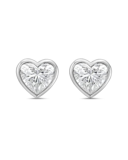 Diana M White Diana M. 14K 3.00 Ct. Tw. Lab-Grown Diamond Stud Earrings