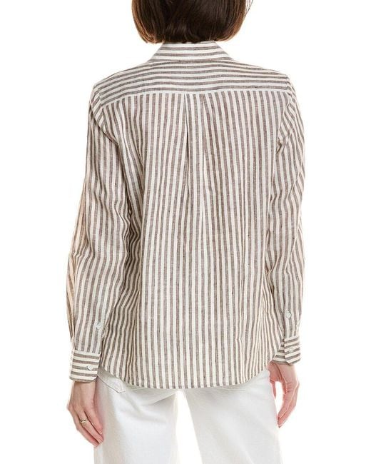 Max Mara White Weekend Josef Linen Shirt