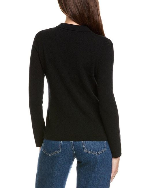 Kier + J Black Kier + J Wool & Cashmere-Blend Polo Sweater