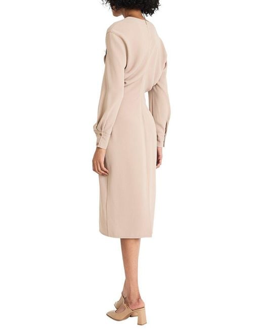 Luxely Natural Midi Dress