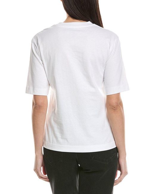 Missoni White Missoni Zig-Zag Embroidered Top
