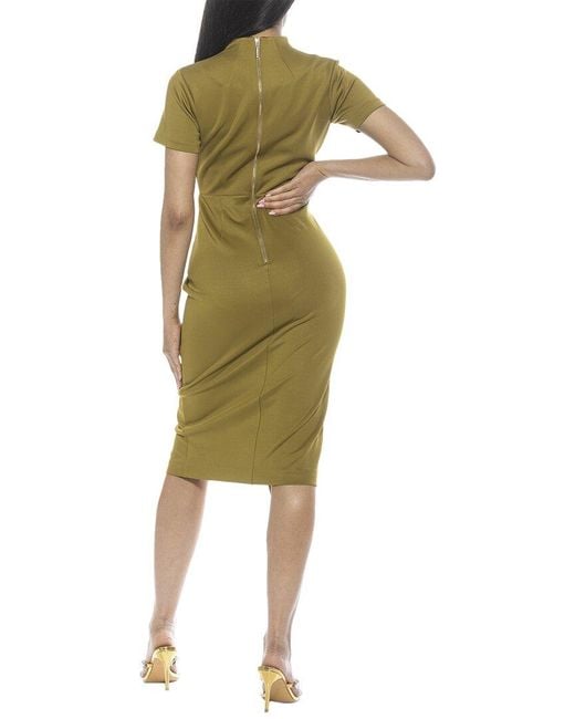 Alexia Admor Green Acadia Sheath Dress