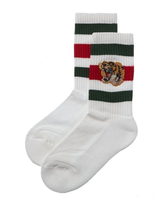 Gucci Gray Tiger Socks