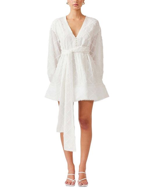 Elliatt White Iris Mini Dress