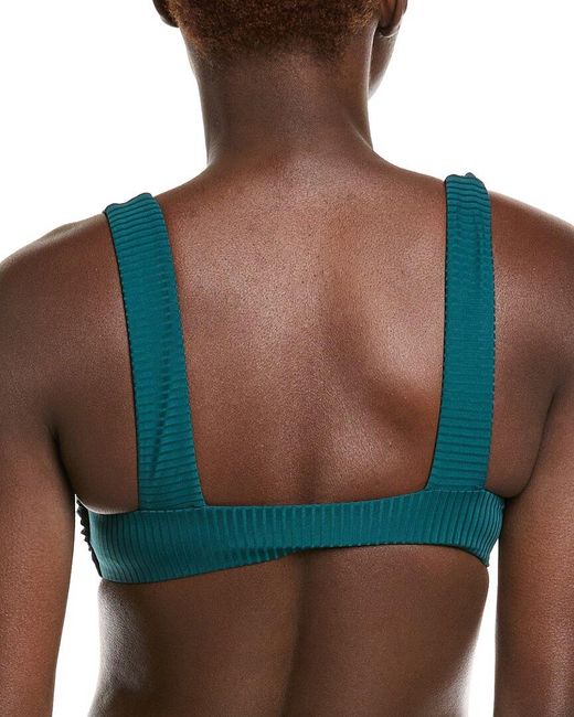 Vitamin A Blue Skylar Bralette Bikini Top