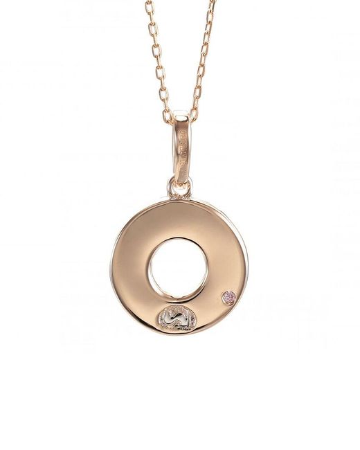 Suzy Levian CZ Jewelry Pink Suzy Levian Silver Cz Pendant Necklace
